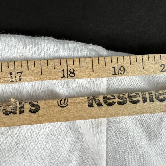 VTG 80s Mick Jagger She's The Boss Shirt Small White Dingy Single Stitch Tee - Picture 15 of 15